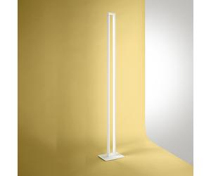 Piantana Moderna Sway Metallo Bianco Acrilico Led 27W 3000K