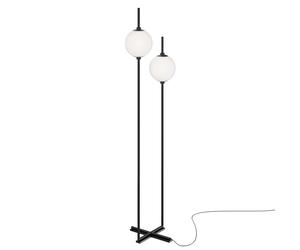 Piantana Moderna The Sixth Sense Nera 2 Luci Led 12 Watt 3000K