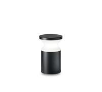 Piantana Moderna Torre Alluminio Nero 1 Luce E27 H22Cm