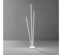 Piantana Moderna Twins Metallo Bianco Led 47W 3000K