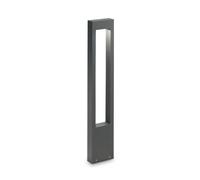 Piantana Moderna Vega Alluminio Antracite 1 Luce G9 3W 3000K Luce Calda