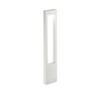 Piantana Moderna Vega Alluminio Bianco 1 Luce G9 3W 3000K Luce Calda