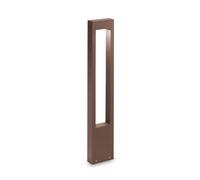 Piantana Moderna Vega Alluminio Coffee 1 Luce G9 3W 3000K Luce Calda