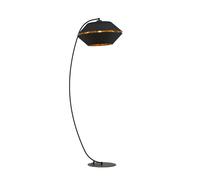 Piantana Moderno Bellerofonte Acciaio Nero 1 Luce E27 Ip20