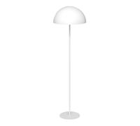 Piantana Moderno Demetra Acciaio Bianco 1 Luce E27 Ip20