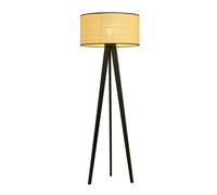 Piantana Moderno Drago Acciaio Nero Marrone 1 Luce E27 Ip20 [EEK: A++]