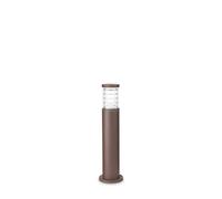 Piantana-Palo Da Esterno Moderna Tronco Alluminio Coffee 1 Luce E27 H60Cm