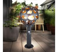 Piantana Piedistallo Lampada per Esterni Movimento da Giardino Sfera Lampione H [EEK: Non valutato]
