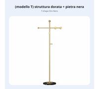 Piantana Porta Abiti Lusso Leggero Servomuto da Terra Design Italservomuto da