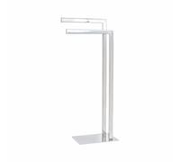 PIANTANA PORTA ASCIUGAMANI ZEUS CROMO QUADRATA METAFORM - BAGNO