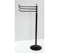 Piantana Porta asciugamani da bagno H. 93 cm con 3 bracci girevoli made in Italy