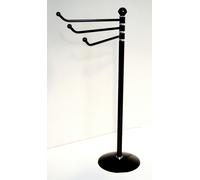 Piantana Porta asciugamani da bagno H. 93 cm con 3 bracci girevoli made in Italy