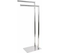 PIANTANA PORTA ASCIUGAMANI IN ACCIAIO INOX CROMATO LUCIDO POSEIDON METAFORM MAR