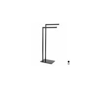 PIANTANA PORTA ASCIUGAMANI MOD. ZERO METAFORM Nero cm 18 x h. 78 x 33