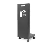 Piantana Porta Estintore Universale Armadio mobile universale porta estintore con ruote, cassetta di sicurezza decorativa per un facile accesso e posizionamento estetico negli spazi pubblici