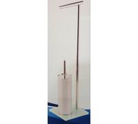 Piantana Porta Rotolo Portascopino Portarotolo Scopino Spazzolino Bagno