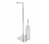PIANTANA PORTA SCOPINO POSEIDON Cromo cm 20 x h 64.2 x 18