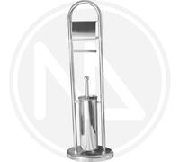 PIANTANA PORTAROTOLO SCOPINO BAGNO ACCIAIO INOX H80CM MAURER