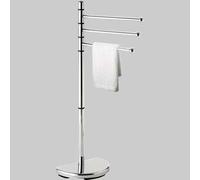 PIANTANA PORTASALVIETTE HIBISCUS Cromato L 30 X P 36.5 X H 90.5 cm