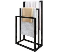 Piantana Portasciuganami da Terra 3 Bracci in Metallo,Nero 45L x 22l x 84,5H cm