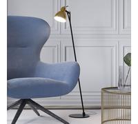 Piantana Rotaliana Luxy F0 Glam, nero/oro, trasparente Rotaliana