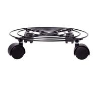 Piantana Rotonda Sottovaso Carrello Per Piante Tavola In Metallo 27 Cm