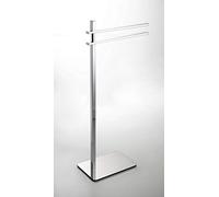 Piantana squadrata porta asciugamani doppia di qualità