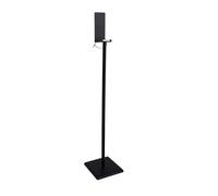 Piantana,supporto,base,piedistallo acciaio porta dispenser colore nero lucido