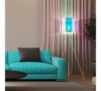 Piantana Treppiede Luci Soggiorno Colorato Lampada Lato [EEK: Non valutato]