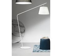 PIANTANA VELVET BIANCO CON PARALUME BIANCO 1 LUCE ATTACCO E27