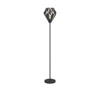 Piantana Vintage Carlton 1 Acciaio Nero 1 Luce E27 [EEK: A++]
