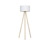 Piantana Vintage Floor Legno Bianco 1 Luce E27 [EEK: A++]