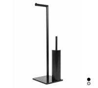 PIANTANA WC MOD ZERO METAFORM Nero cm 20 x h 65 x 18 Accessori Bagno Metaform