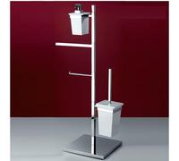 Piantana WC multifunzione bagno stile moderno ottone cromato free