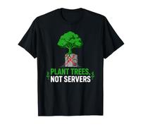 Piantare Alberi Non Server Salvare Il Pianeta Terra Verde Maglietta