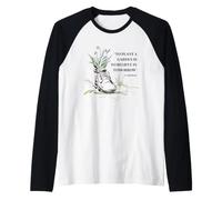 PIANTARE Un Giardino È Credere Domani Maglia con Maniche Raglan