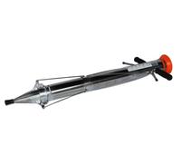 PIANTATORE VELOCE Professionale Inox con Doppia Impugnatura - Trapiantatore Semi Automatico per Orto, Piantine e Bulbi - Attrezzo Agricolo Professionale