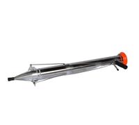 PIANTATORE VELOCE Professionale Inox con Doppio Manico - Trapiantatore Manuale a Rilascio Automatico per Orto, Piantine e Bulbi - Acciaio Inox