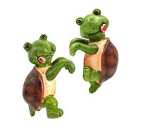 Piantatrice Di Tartarughe Abbracci, Resistenti Alle Intemperie, 2 Pezzi, Ornamenti Per La Pentola Da Giardino, Gancio Di Tartaruga Arrampicata, Leggero E Facile Da Appendere, Anche Per Le Fioriere Int