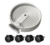 Piantatrice rotolante - supporto per piante con ruote, supporto per vaso da fiori facile | Caddy rotolante per piante, carrello da fioriera durevole, base da giardino mobile per grandi vasi, traslochi