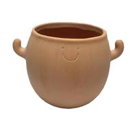 Piantatrice Succulenta - Vaso Di Fiori Di Faccia Felice | Ceramica Carine Faccia Impianto Casa Peculiare | Smiling Face Pot Per Decorazione Interni Esterni | Carino Bonsai Da Giardino Per E