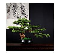 Piante Artificiali Bonsai Artificiali Pino Finto Pianta in Vaso Espositore da scrivania Albero Finto Ornamenti in Vaso per l'home Office Scaffale per Libri Arredamento della Stanza Albero di