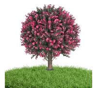 Piante artificiali da esterno | Resistente ai raggi UV da 58 cm, Topiarie artificiali come arbusti da esterno | per giardino terrazza balcone sentieri paesaggistica e decorazione della casa ufficio H