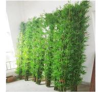 Piante artificiali di bambù per decorazione esterna, alberi in plastica alti da 1 m a 2 m, per recinzione da giardino, recinzione privacy e ingresso del cortile