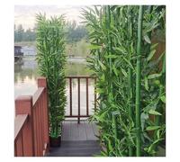 Piante artificiali di bambù per interni ed esterni, piante realistiche per la privacy per patio, giardino, recinzione, fai da te per la casa e il giardino