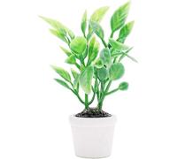 Piante artificiali in miniatura per casa delle bambole, scala 1:12, da appendere, in vaso, per giardini fatati, terrari e diorami