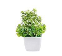 Piante Artificiali Mini Piante Artificiali Cactus Verdi Piccole Piante di plastica succulente Ornamenti in Vaso di Fiori di Aloe per Decorazione da Tavolo Artigianato Bonsai Pino (Colore: b)