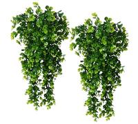 Piante artificiali per interni, 80 cm, piante verdi da appendere, per interni ed esterni, piante finte per casa, camera, balcone, pianta realistica, foglie decorative da appendere alla parete