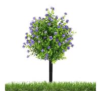 Piante artificiali resistenti ai raggi UV, realistiche e resistenti ai | Fiori artificiali per esterni, per giardino, primavera, cortile, casa, estate, paesaggio, terrazza, cimitero
