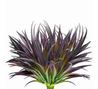 Piante artificiali, set da 6 pezzi di steli di gladiolo in plastica per giardino, patio e decorazione della casa, consistenza realistica, a bassa manutenzione, versatile per uso interno/esterno (C)